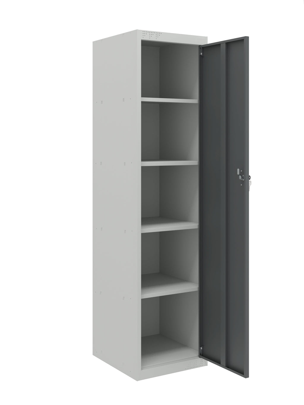 Flat-Packed Metal Storage Cabinet – Lockable, Adjustable Shelves - KDS Series