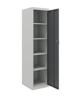 Flat-Packed Metal Storage Cabinet – Lockable, Adjustable Shelves - KDS Series