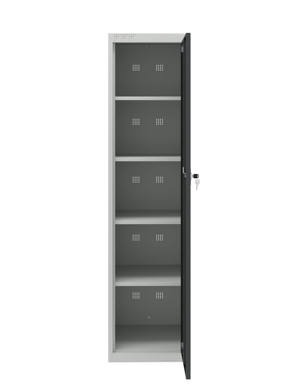 Flat-Packed Metal Storage Cabinet – Lockable, Adjustable Shelves - KDS Series