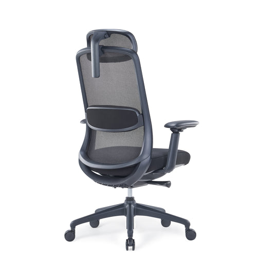 ARES Ergonomic Chair – 4D Armrests, Dynamic Support, Certified Comfort (VOR Core)