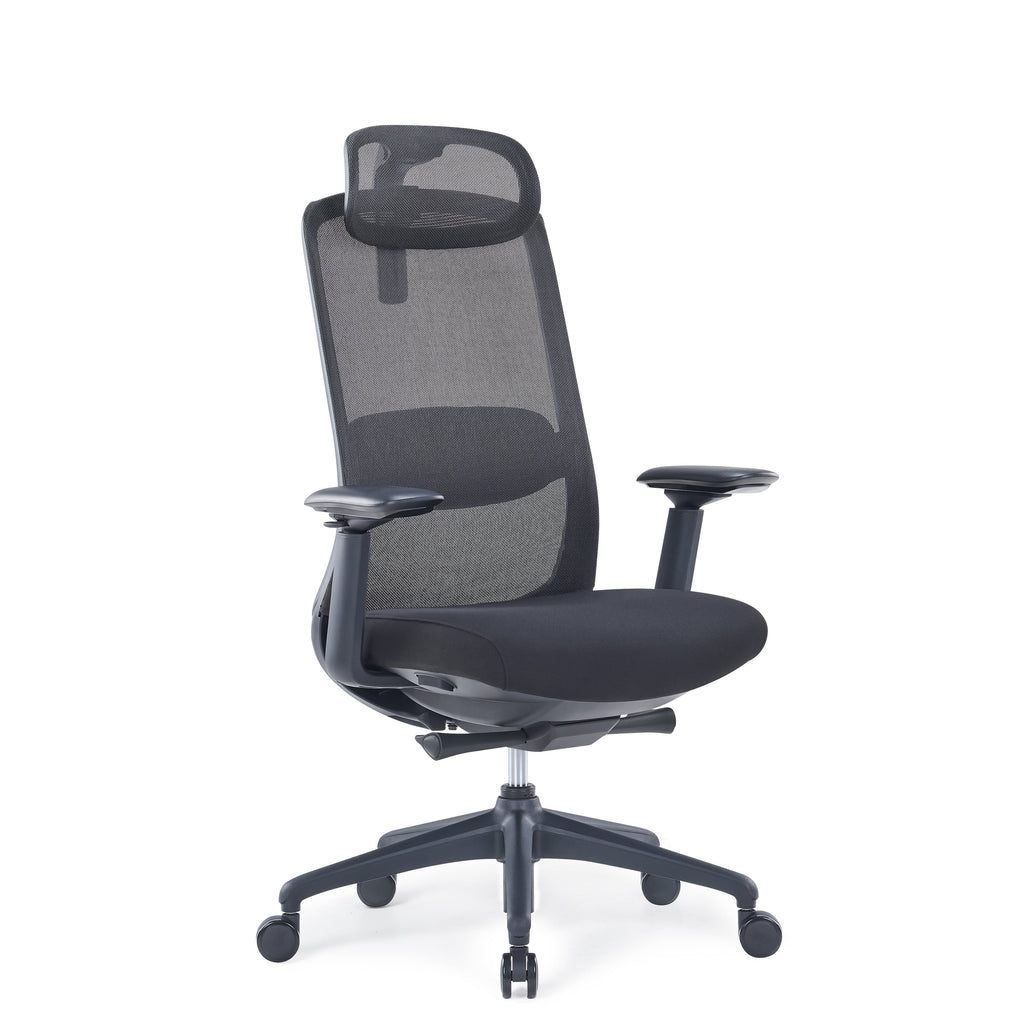 ARES Ergonomic Chair – 4D Armrests, Dynamic Support, Certified Comfort (VOR Core)