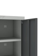 Flat-Packed Metal Storage Cabinet – Lockable, Adjustable Shelves - KDS Series