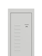 Flat-Packed Lockers – 1 & 2 Tier | Main & Add-On Units for Expandable Rows - BDS Series