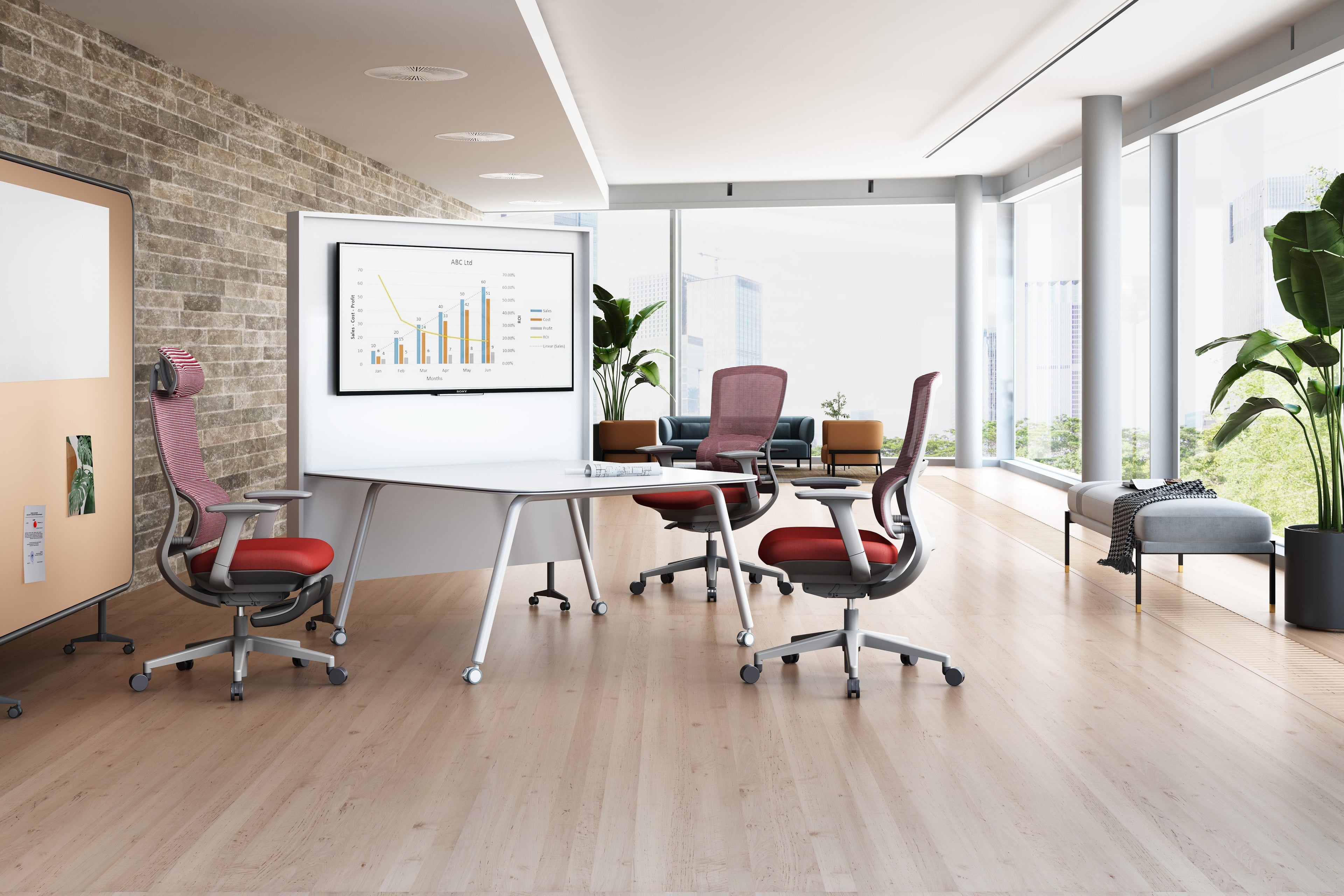 Chillax Ergonomic Office Chair – Double Backrest, Reclining Function, Adjustable Comfort